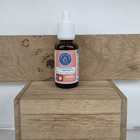 Farmer's Friend Extracts | 1:1:1 (CBN:THC:CBD) Tincture | 1oz