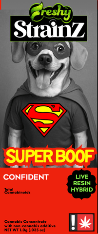Freshy | Super Boof | 1G | Strainz | Flavored Live Resin | Cartridge