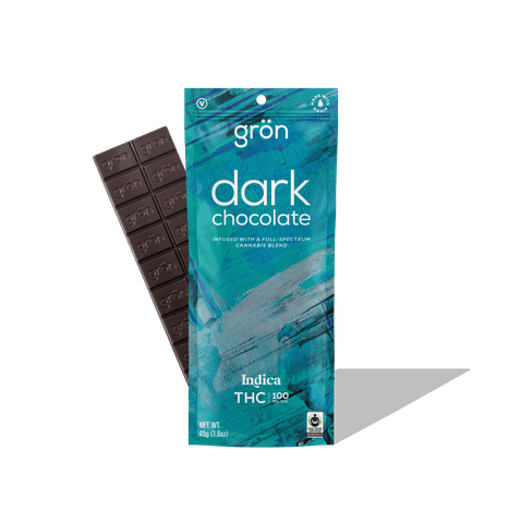 Gron Chocolate 100mg THC Dark Bar Edible