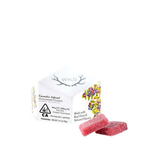 WYLD | Huckleberry (H) | 10mg THC x 10 Gummies