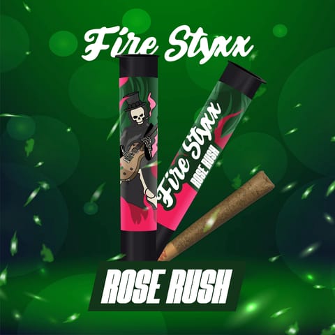 (MED) Fire Styxx Infused Pre-Roll 1g - Rose Rush