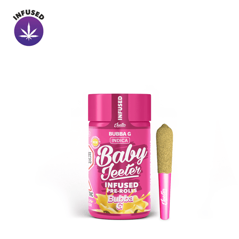 Infused Baby Jeeter 0.5G x 5 (2.5g) Preroll BUBBA G