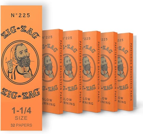 Zig Zag French Orange 1 1/4 Rolling Papers