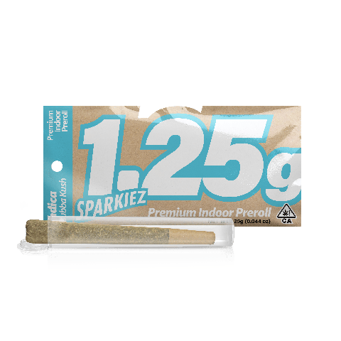 Sparkiez | Bubba Kush | Preroll | Indica | 1.25g
