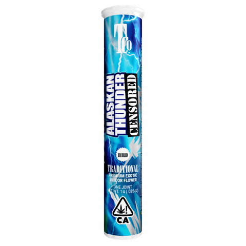 TRADITIONAL - INDOOR PREROLL - ALASKAN THUNDER CENSORED - 1G