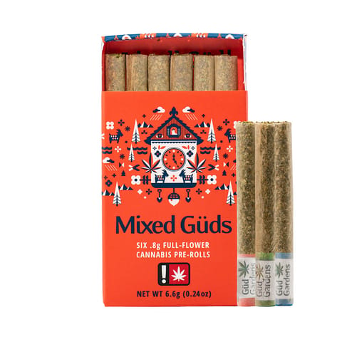Gud Gardens Mixed Guds Preroll 6-Pack | 4.8g - 4.8g - Pre-Roll