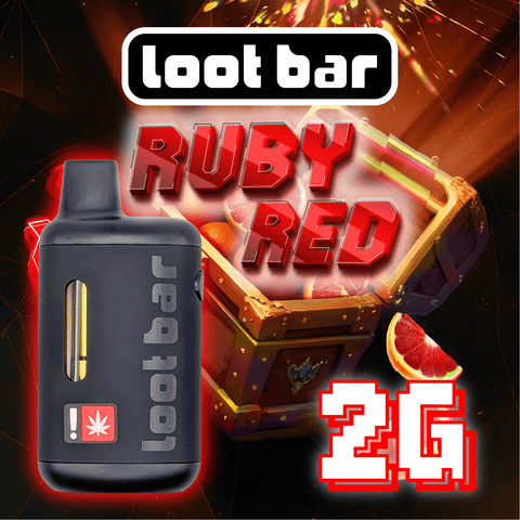 Loot Bar Ruby Red 2g Disposable (Lighthouse)