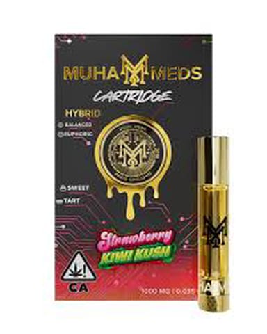 Muha Meds | Strawberry Kiwi Kush (H) | 1g Gen 3 Cartridge