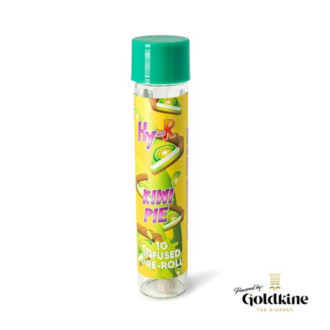 HY-R - Kiwi Pie - 1 Pack Preroll Case (1g) Infused