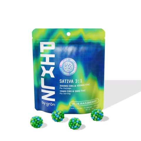 Blue Razzberry 100mg Rosin Nerd Gummy - Sativa - 3:1 CBG/THC