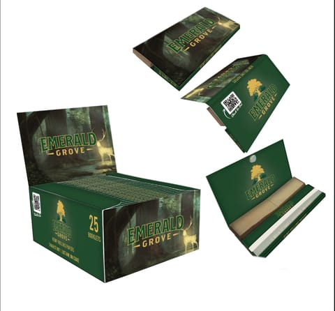Rolling Papers | Hemp | W/Tips | 1-1/4
