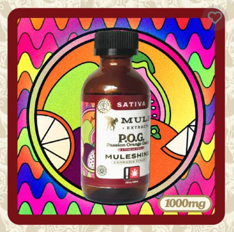 Mule | P.O.G | 1:1 THC:CBG | Muleshine | 1000mg | Tincture