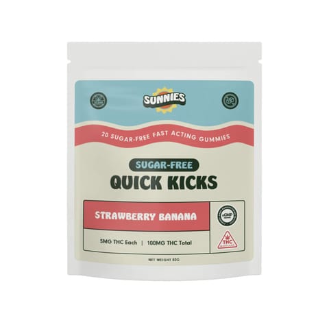 Strawberry Banana Gummies 100mg