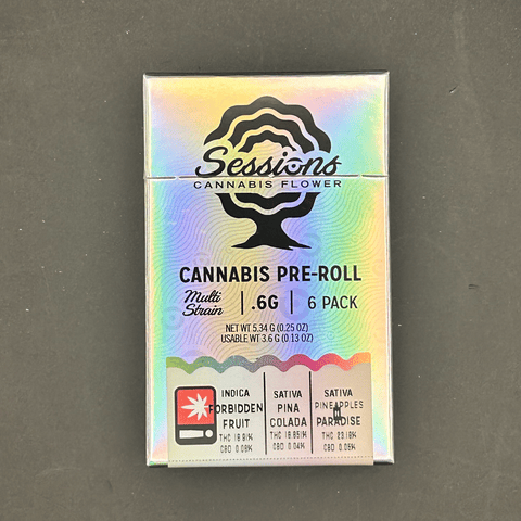 Sessions | Forbidden Fruit x Pina Colada x Pineapples N Paradise | 6PK | Pre-Rolls