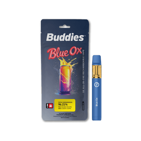 Blue Ox 1g Flavored Disposable Cartridge (Buddies)