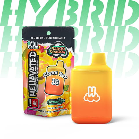 Mango Dragon 1g Disposable Cloud Bar (Hellavated)