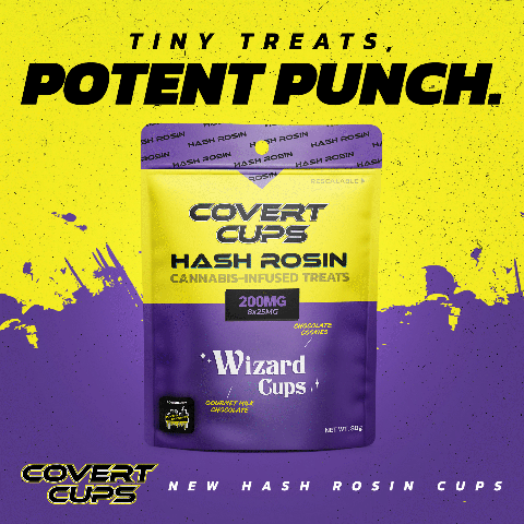 Wizard Cups - Covert Cups - Rosin 200mg - 8x25mg
