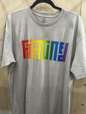 Cotton Heritage / Short Sleeve / Silver (Rainbow) / XL