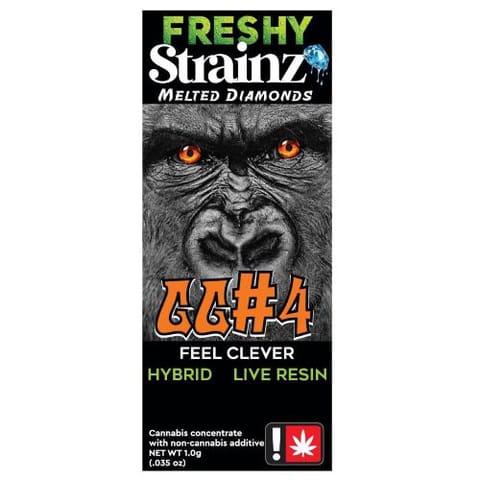 STRAINZ GG #4 Live Resin 1G Cartridge (Freshy)
