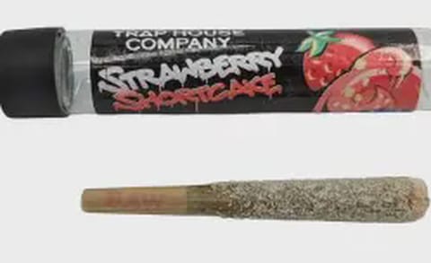 Traphouse Dubbz | 1.25g THCA Covered Infused Preroll | Strawberry Shortcake