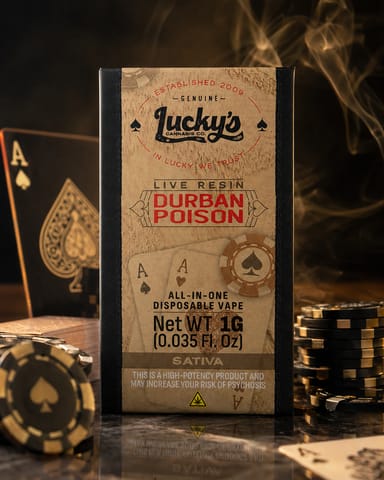 Luckys | Durban Poison | 1g Disposable