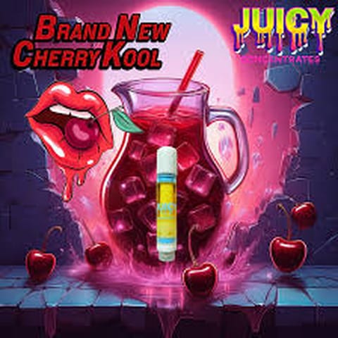 JUICY - 1g BRAND NEW CHERRY KOOL - DIST INFUSED JOINT
