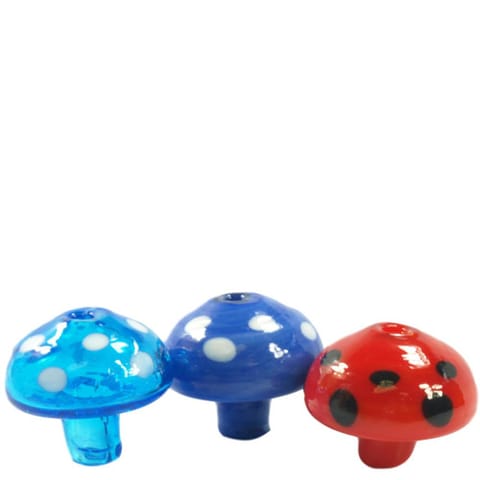 Glass Mushroom Directional Carb Cap