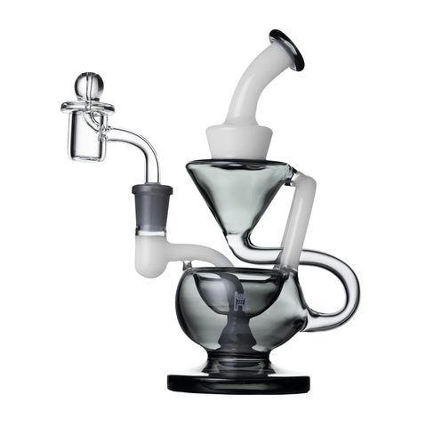 Human Grade | 8" Recycler 1A | Smoke / White