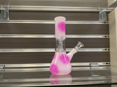 Pink Flower Classic Bong