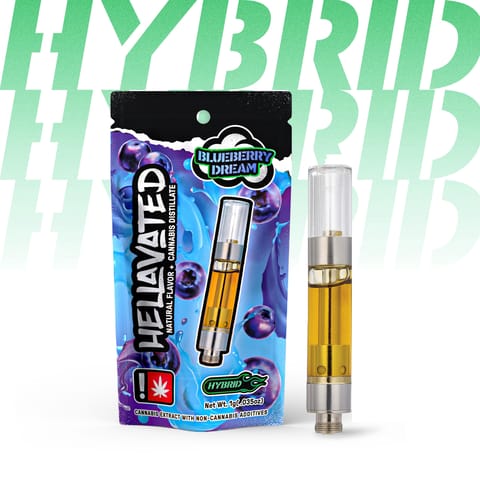 Blueberry Dream 1g cartridge (Hellavated)
