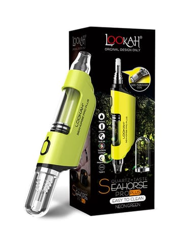 Lookah Seahorse | Neon Green | Pro Plus | Electric Nectar Collector