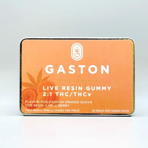 Passion Orange Guava Live Resin Gummies 2:1 THC/THCv