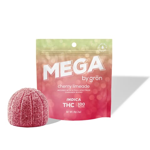 Gron Mega Pearls | Indica Cherry Limeade 100mg