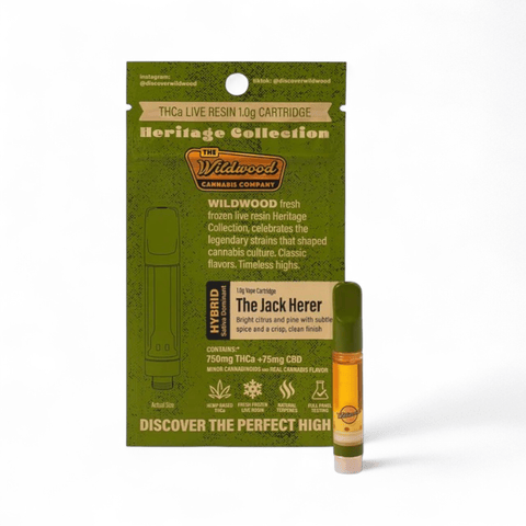 Wildwood 1g Cartridge - The Jack Herer - Hybrid