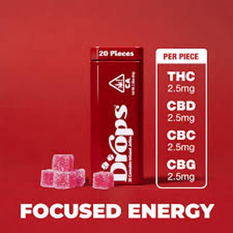 20pc. Cranberry 100mg 1:1:1:1 (Drops)