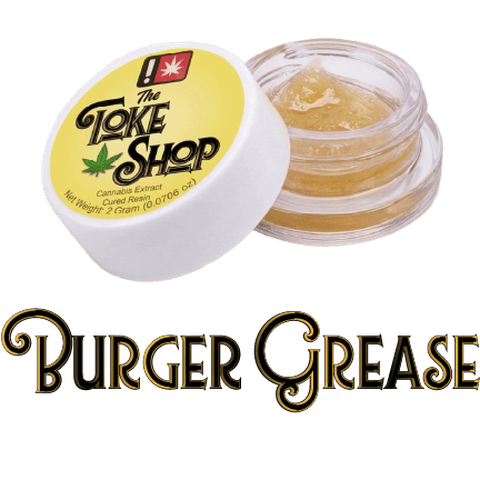 THE TOKE SHOP | CURED RESIN | BURGER GREASE | INDICA | 2 GRAMS