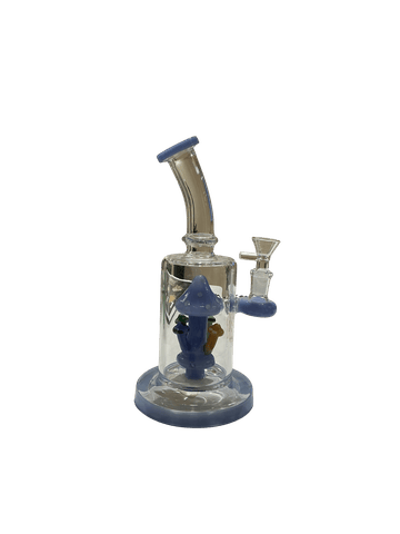9” Mushroom Glass Water Pipe