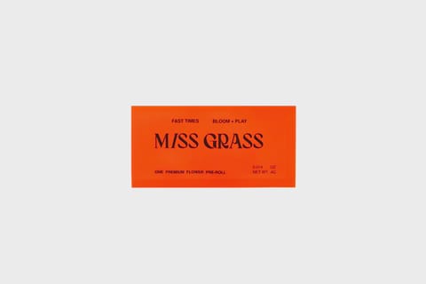 Miss Grass : Fast Times - Super Lemon Haze | 0.4G Pre-Roll