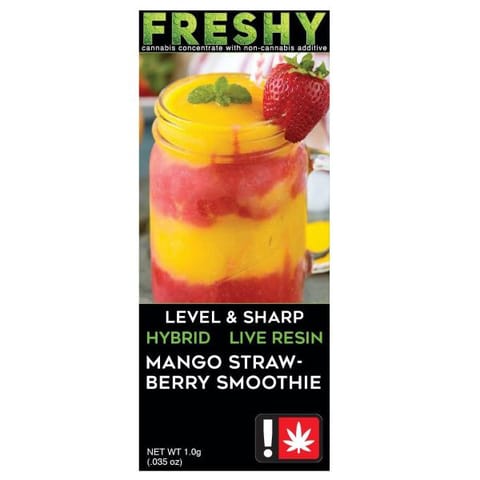 Mango Strawberry Smoothie Live Resin 1G Cartridge (Freshy)