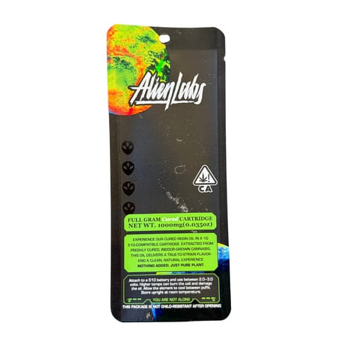 KB - ALIEN LABS - CURED RESIN VAPE - APPLESCOTTI - 1G