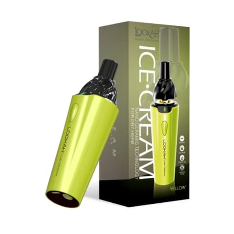 Lookah Ice Cream Dry Herb Vaporizer - Neon Green