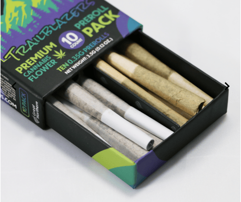 Great Northern Cannabis | Durban Poison / Stuffed Cherry Gelato | Preroll Trailblazers Pack | 10pk | .35g