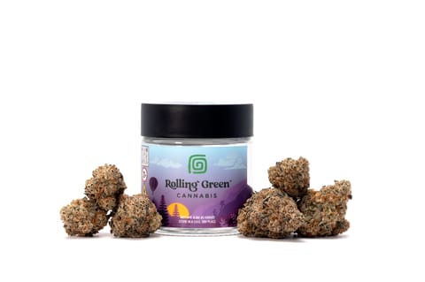 Rolling Green - Dante's Rainbow | 3.5G Purple Jar