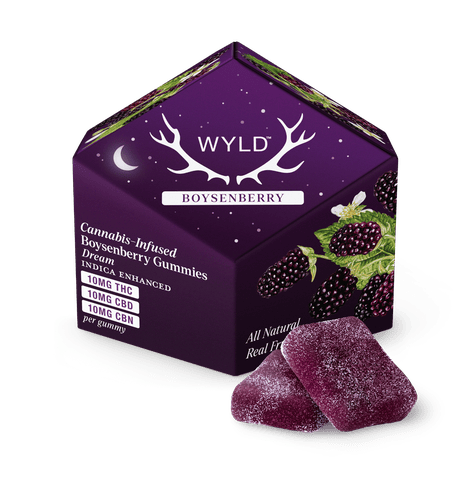 Boysenberry CBD:CBN 100mg Indica Gummies