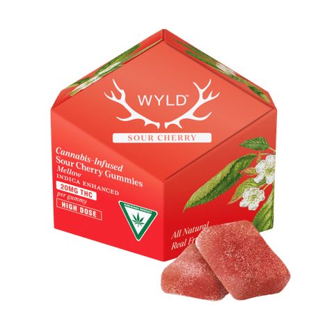 WYLD | SOUR CHERRY | GUMMY | 200MG