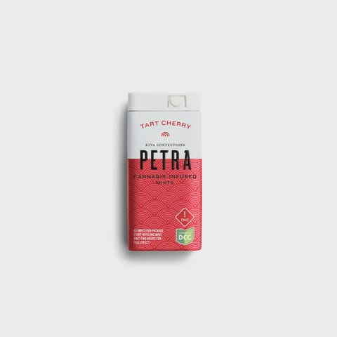 Petra | Tart Cherry | 2.5mg THC x 40 Sugar Free Mints
