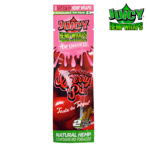 Juicy Hemp Wraps Cherry Pie Flavor 2pk