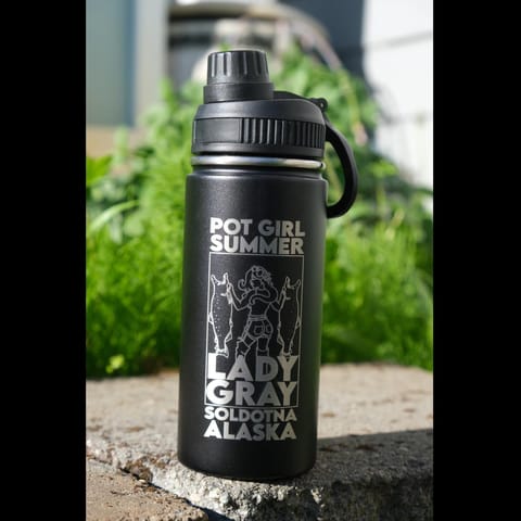 Stainless Pot Girl Summer Waterbottle 16oz