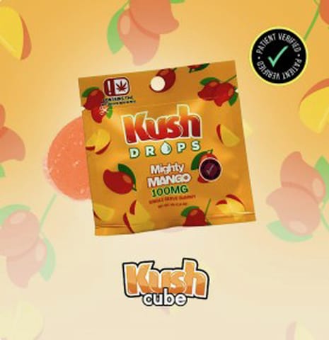 Kush Drops | SINGLE | 100mg THC | Mighty Mango