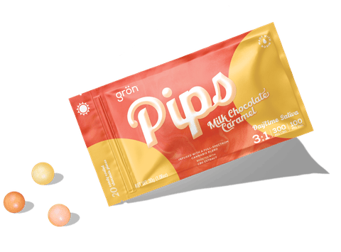 Pips Milk Chocolate Caramel 3:1 (Gron)